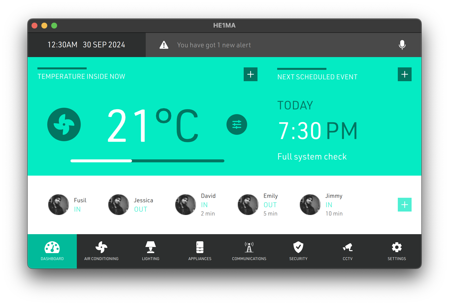 HE1MA Home Automation UI