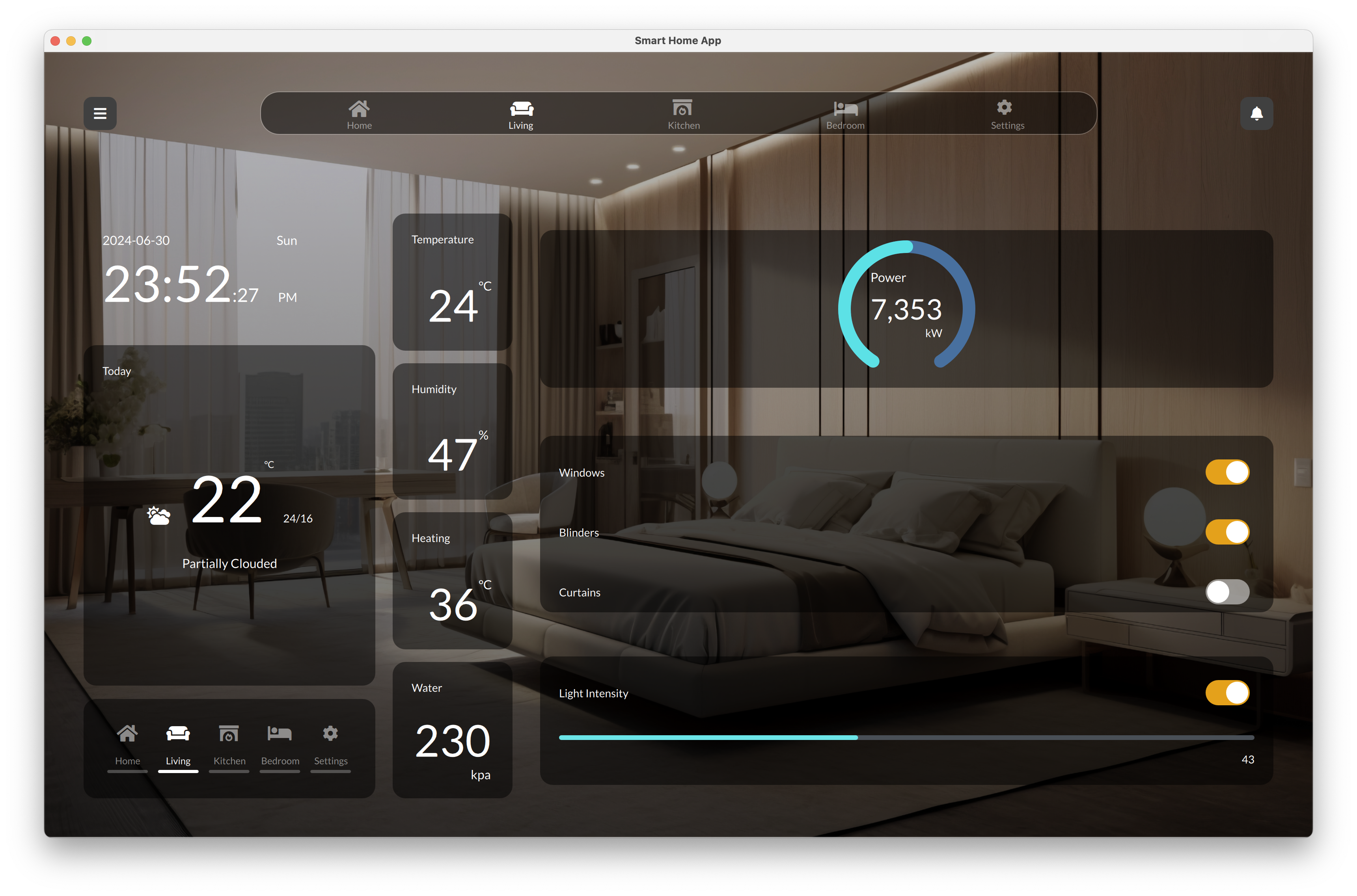 Advanced Home Automation UI